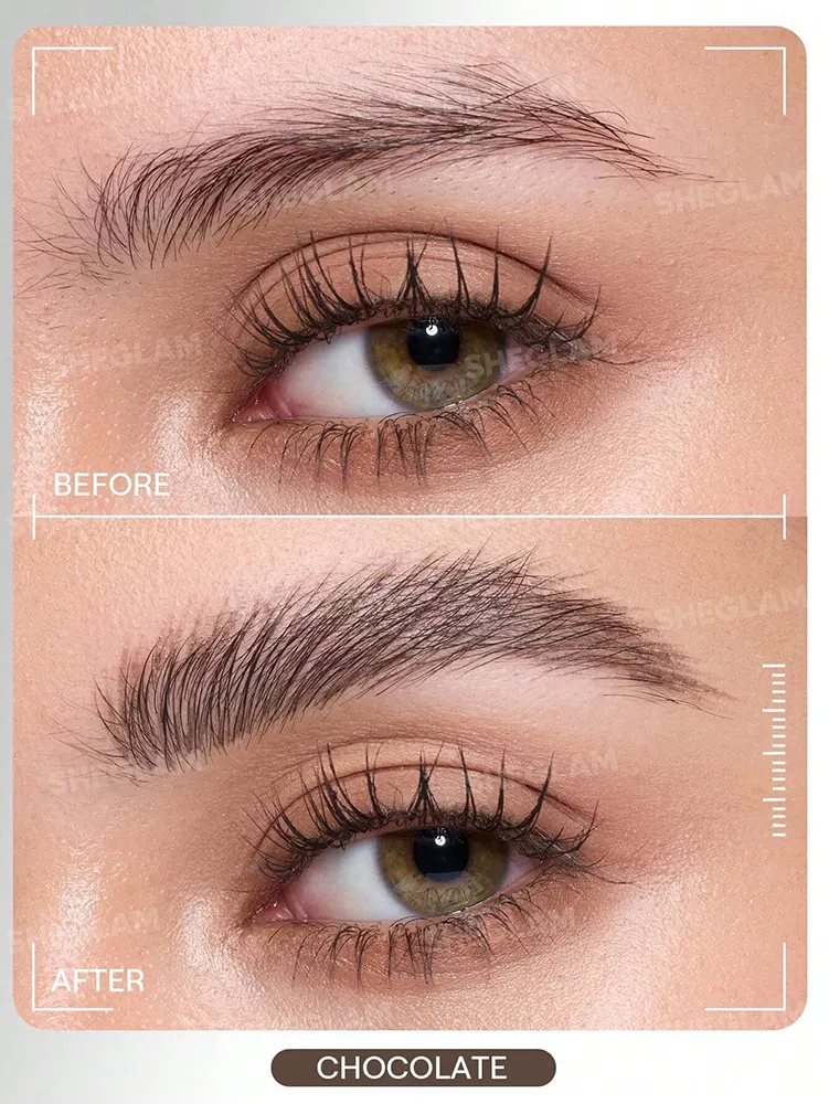 Sheglam Microdefine Ultra Slim Eyebrow Pencil, Chocolate