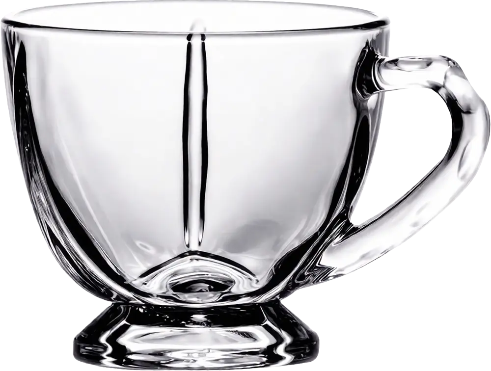 Blinkmax Glass Mug Set, 6 Pieces, 170ml Capacity, Clear Color, ModelKTZB140