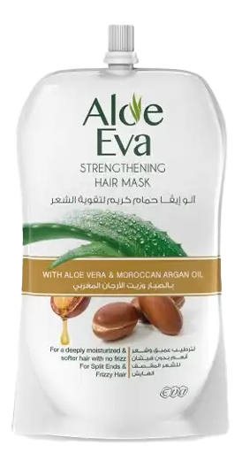 Aloe Eva Hair Strengthening Mask With Aloe Vera And Moroccan Argan Oil , 250 Gm