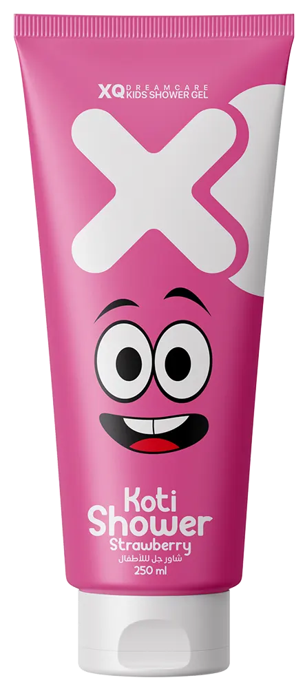 شاور جل كوتي للاطفال برائحه الفراوله من اكس كيو، 250 مل