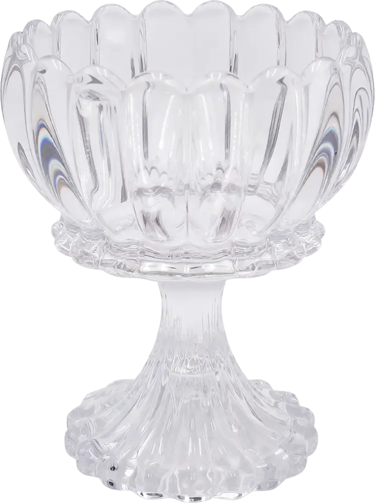 Blinkmax Glass Bonbonniere, 300 ml, Glass Lid, Transparent, KTW269_2