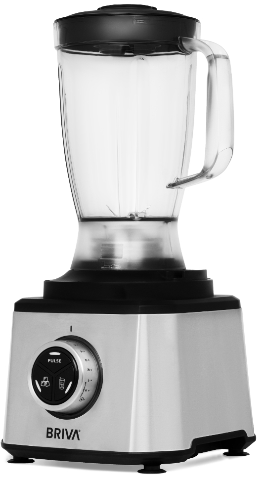 Breva Food Processor, 1000 Watts, 3.5 Liter Capacity Bowl, 10 Speeds, Silver, BH-KM183