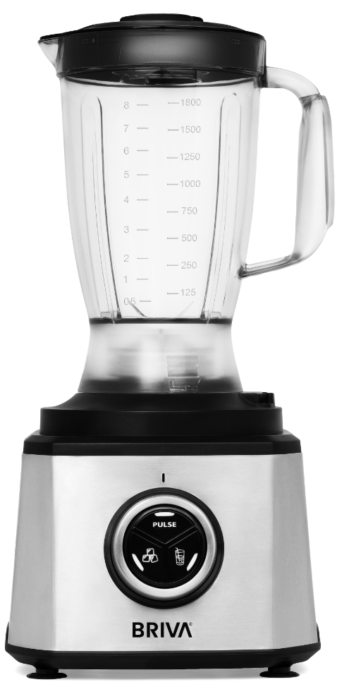 Breva Food Processor, 1000 Watts, 3.5 Liter Capacity Bowl, 10 Speeds, Silver, BH-KM183