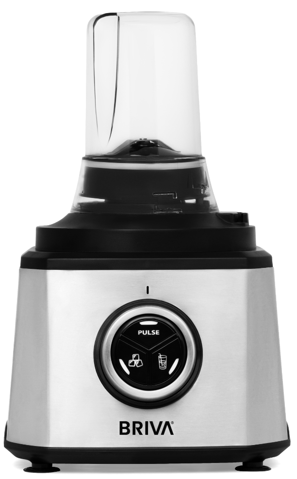 Breva Food Processor, 1000 Watts, 3.5 Liter Capacity Bowl, 10 Speeds, Silver, BH-KM183