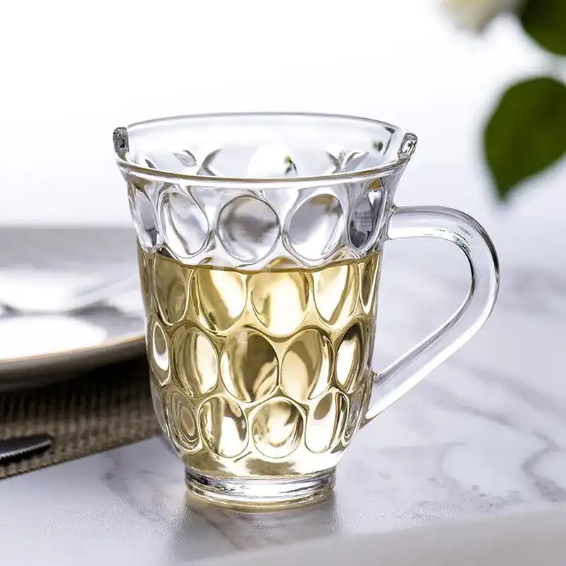 Blinkmax Glass Mug Set, 6 Pieces, 190ml Capacity, Clear Color, Model KTZB30