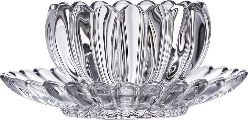 Blinkmax Glass Bonbonniere,  Serving Dish, Clear, KTW269-1