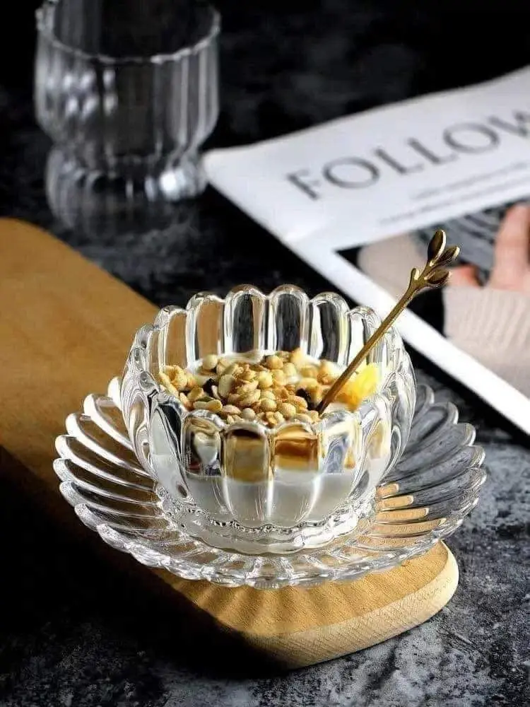 Blinkmax Glass Bonbonniere,  Serving Dish, Clear, KTW269-1