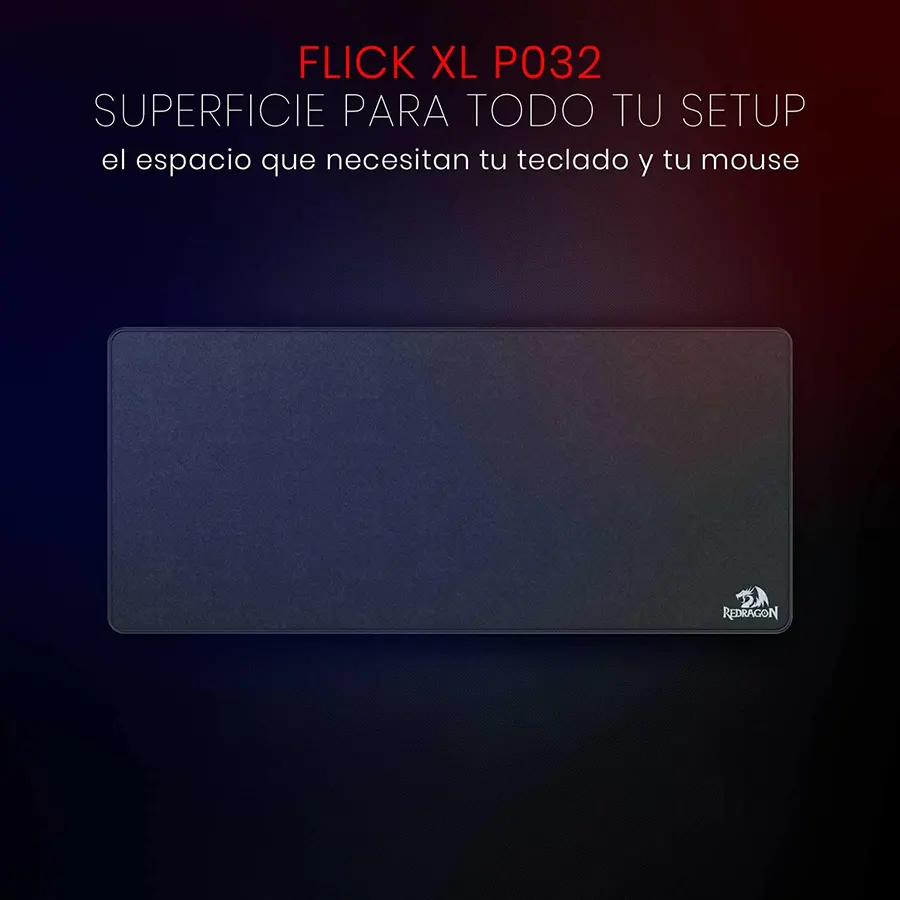 Redragon Flick XL Mouse Pad, 900×400×4 mm, Black, P032