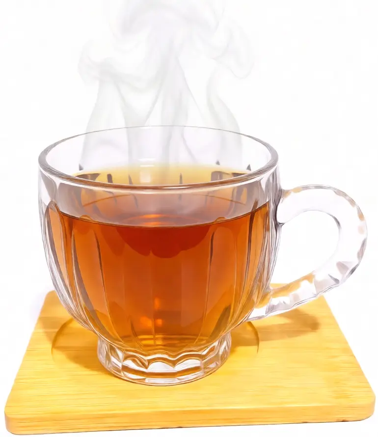 Blinkmax Glass Mug Set, 6 Pieces, 200ml Capacity, Clear Color, Model KTZB86C