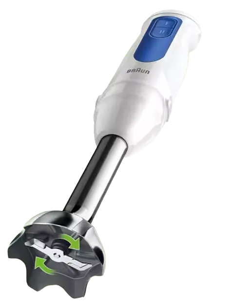 هاند بلندر براون مالتي كويك 3، 700 واط، مفرمة سعة 350 مل، أبيض، MQ30202MWH (مع ضمان راية)