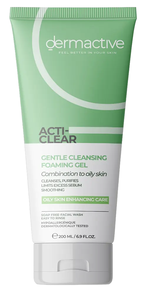 غسول جل رغوي اكتي كلير من ديرما اكتيف، 200 مل