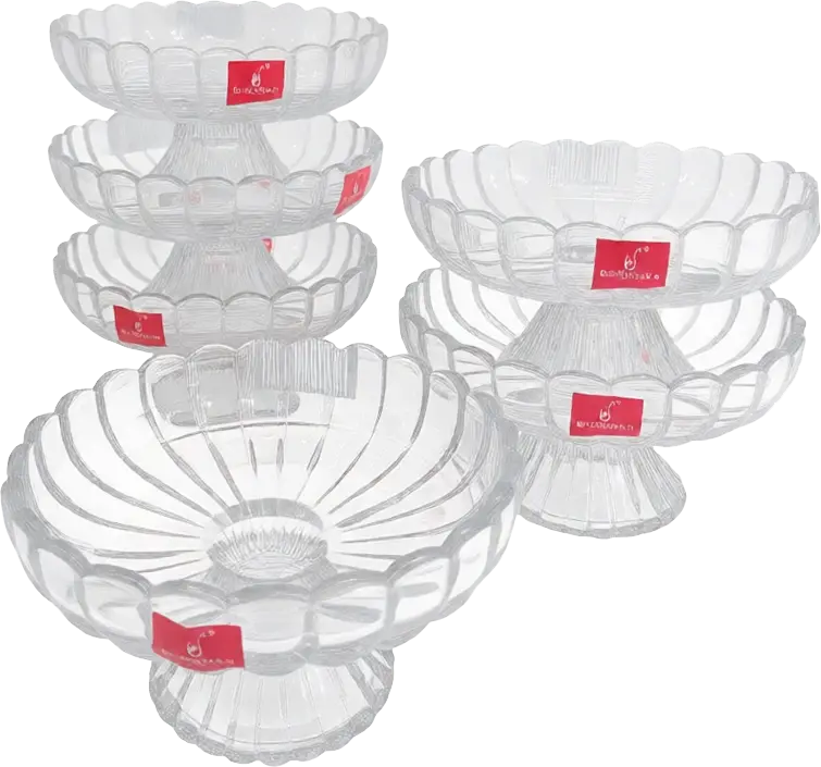 طقم بولة زجاج بلينك ماكس، 6 قطع، سعة 136 مللي، لون شفاف، موديل LZ1308