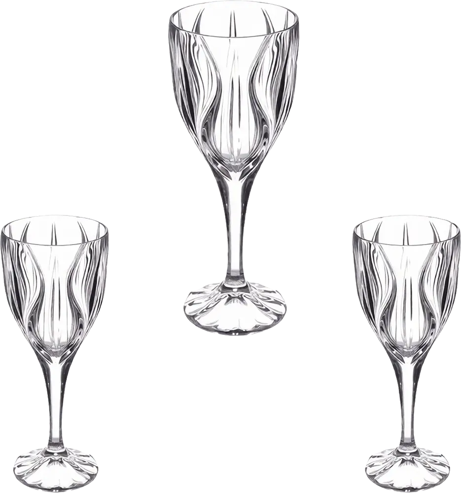 Blinkmax 3-piece glass set, 220ml, Clear Color, LZ1313