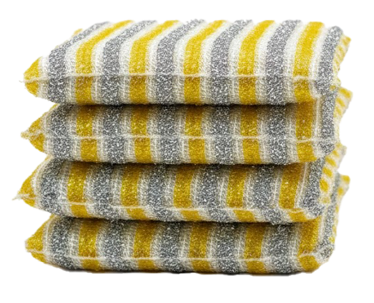Yellow Duck Cleaning Sponge, 4 Pieces, 301