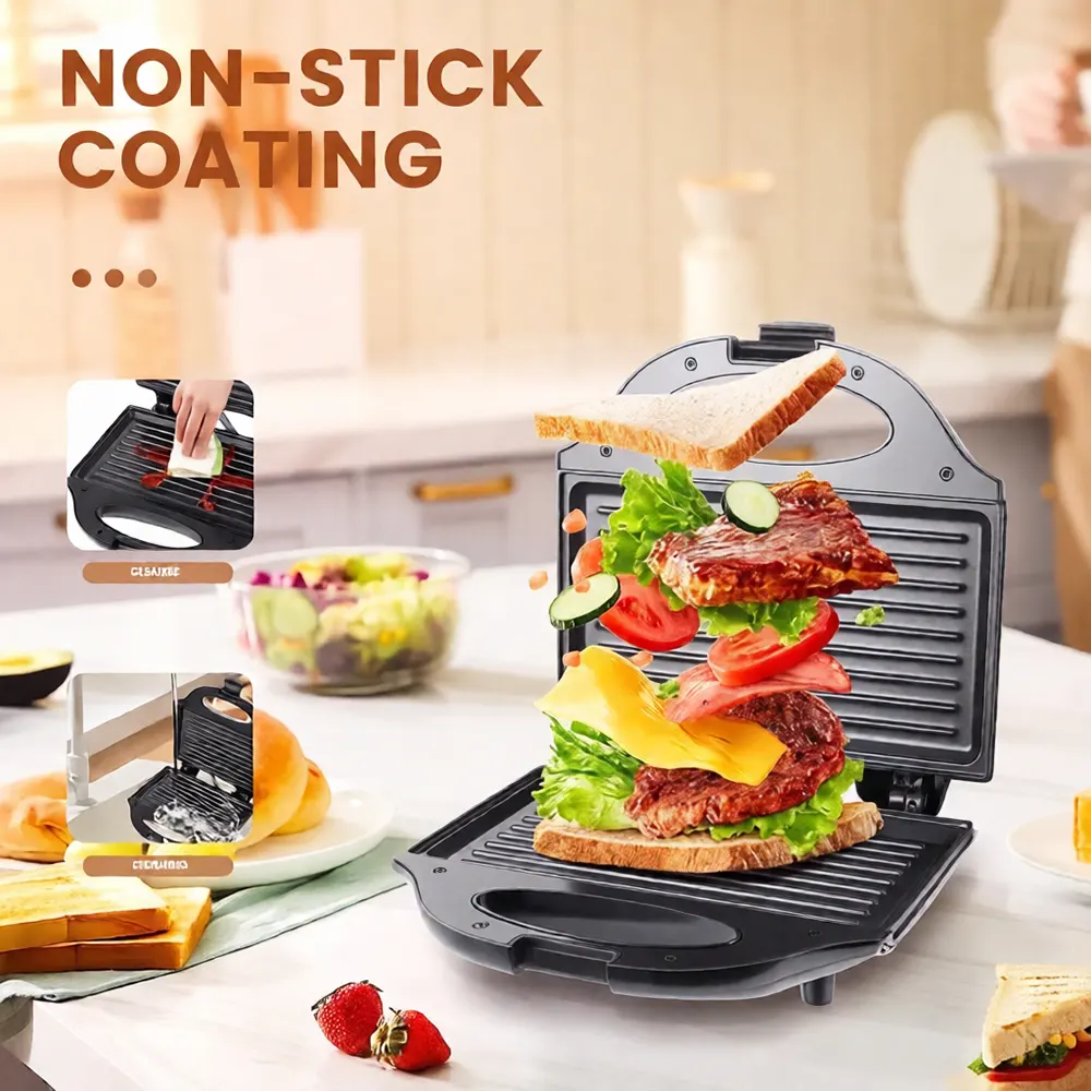 صانع الساندوتش جماكي،  شريحة واحدة ، 1500 وات، سيلفر ، JMK2005