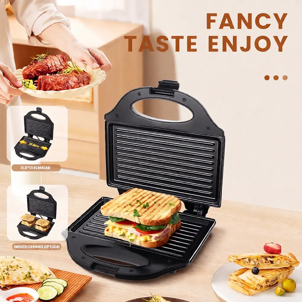 صانع الساندوتش جماكي،  شريحة واحدة ، 1500 وات، سيلفر ، JMK2005