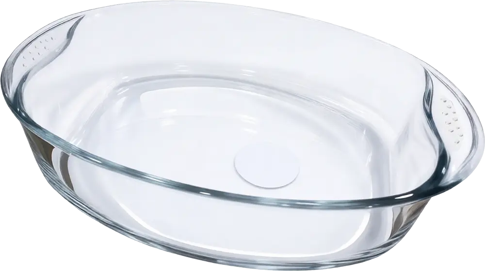 Glass Blinkmax Ovel Casserole, 2.1 Liters, Transparent, BJZ331