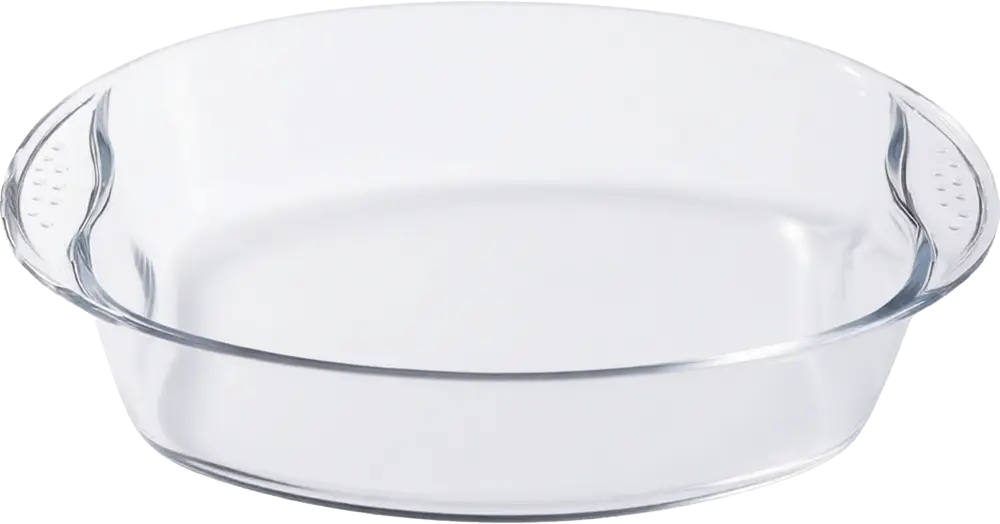 Glass Blinkmax Ovel Casserole, 2.1 Liters, Transparent, BJZ331