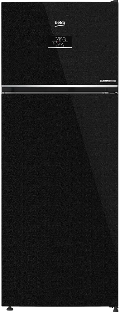 ثلاجة بيكو نوفرست ، 406 لتر ، 2 باب  ، انفرتر ، شاشة ديجيتال ، أسود، RDNE455M20XBIDB