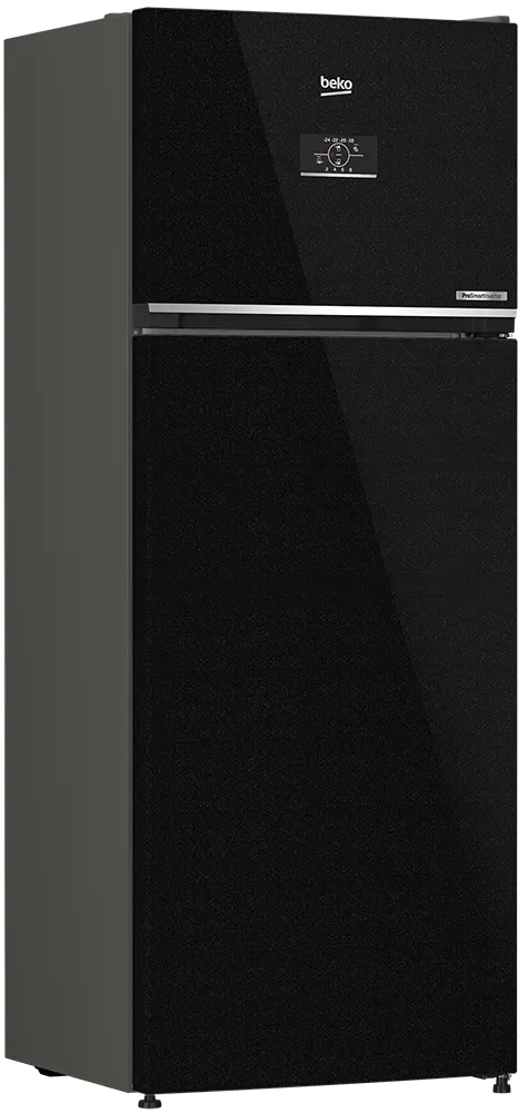 ثلاجة بيكو نوفرست ، 406 لتر ، 2 باب  ، انفرتر ، شاشة ديجيتال ، أسود، RDNE455M20XBIDB