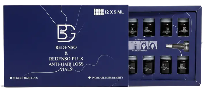 امبولات ريدينسو بلس لتساقط الشعر من بى جى، 12 امبول، 5 مل