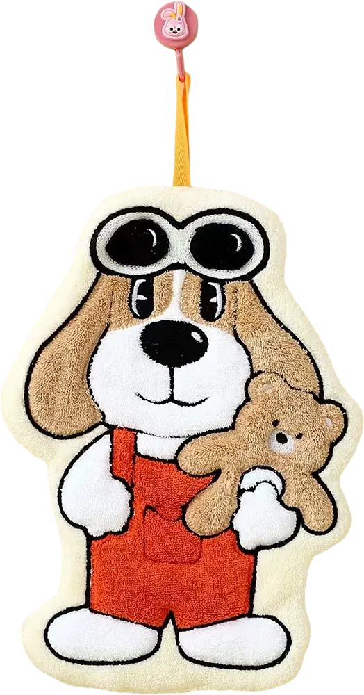 Kitchen towel, medium size, dog design, 234-2