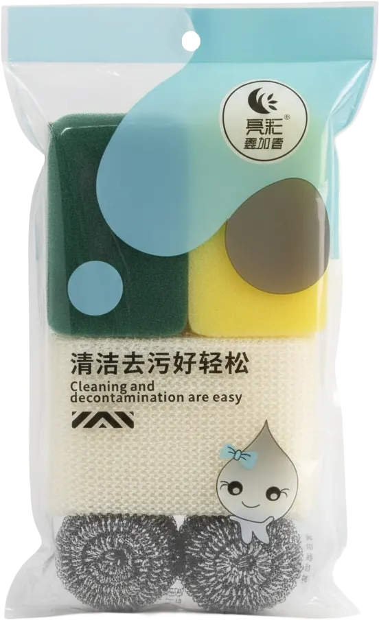 Cleaning sponge set, 6 pieces, multi-purpose, 5143