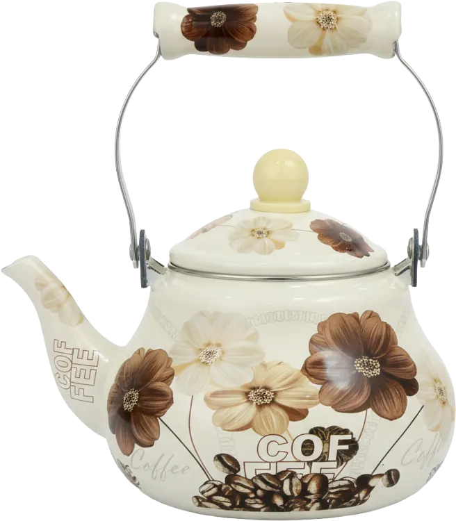 Metal teapot, 1.5 liters, comfortable handle and practical spout, multiple colors