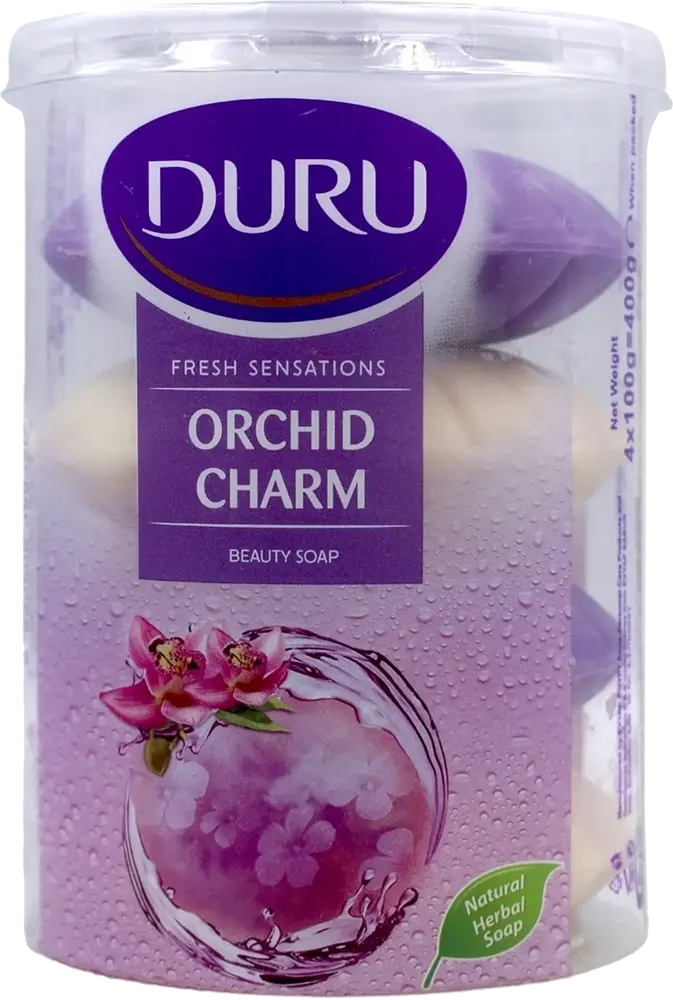 صابون دورو مونتان اير فريش سينسيشن، برائحة سحر الأوركيد، 4 قطع، 100 جم