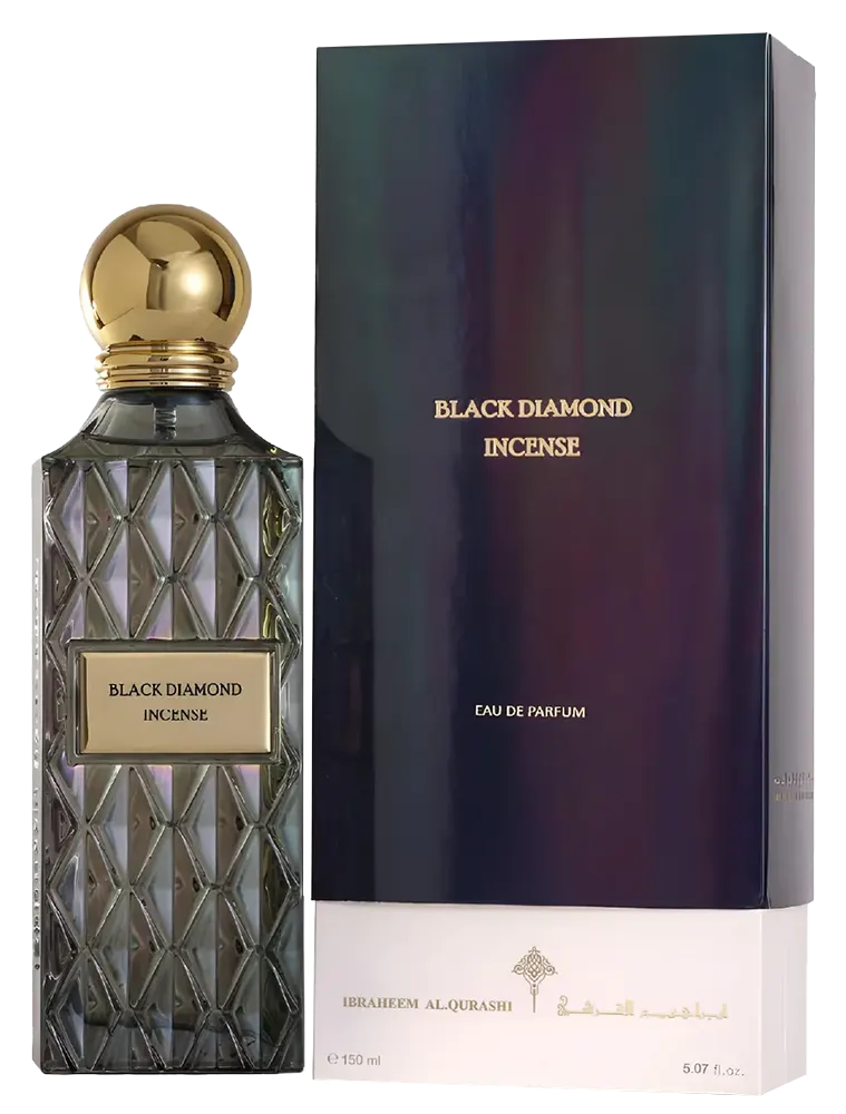 عطر بلاك دايموند انسينس من ابراق ابراهيم القرشي للجنسين او دى برفان، 150 مل