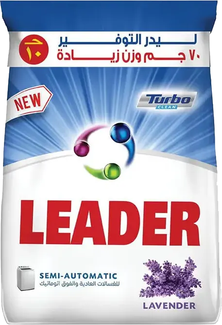 مسحوق ليدر للغسالات العادية والفوق اتوماتيك، برائحه اللافندر، 220 جم
