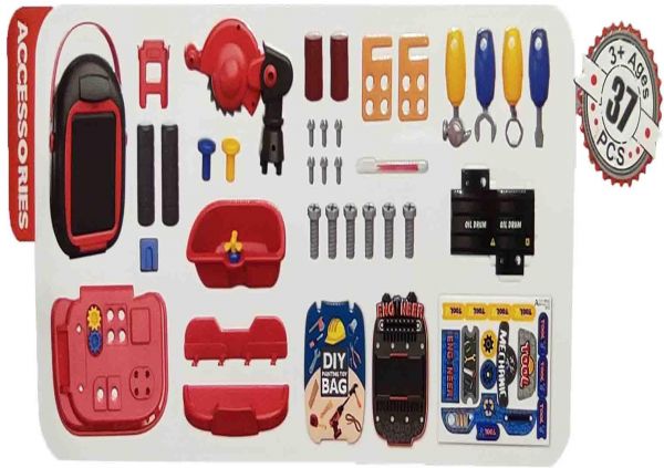 An engineer tool bag for boys, with disassembly and installation tools