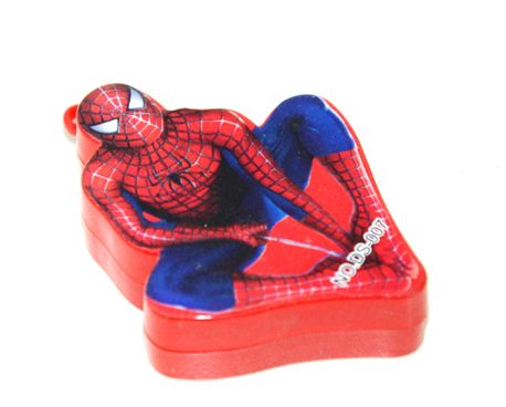 Plastic Spider-Man Pencil Sharpner, Red