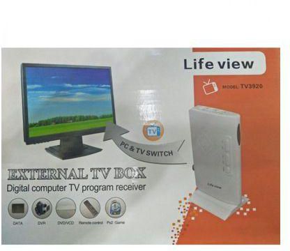 جهاز تحويل الشاشة العادية إلى سمارت من لايف فيو،  أبيض TV3920