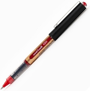 Uniball Rollerball pen, 1 mm, Red, ub-150-10