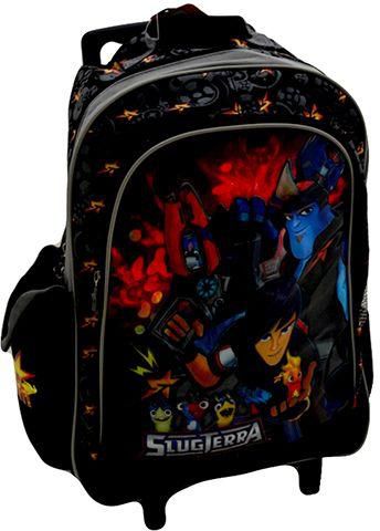 حقيبة مدرسية بعجلات للأولاد من سلج تيرا - 16 سم