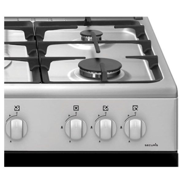 Brandt Cooker, 90 x 60 cm, 5 Gas Burners, Full Safety, Stainless, BCG6900X