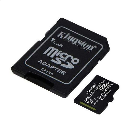 Kingston Canvas Select Plus Memory Card, Micro SD, 128 GB, SDCS2-128GB