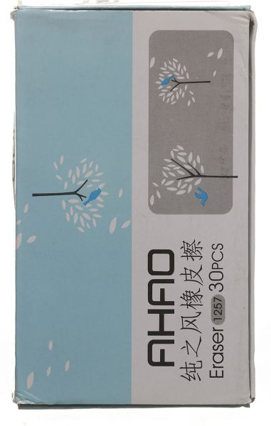 Ahao eraser, Rectangular, One Piece, Multiple Colors, 1257