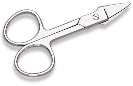 مقص الأظافر والجلد الزائد  من دينكو، رفيع وصغير،  فضي 3179