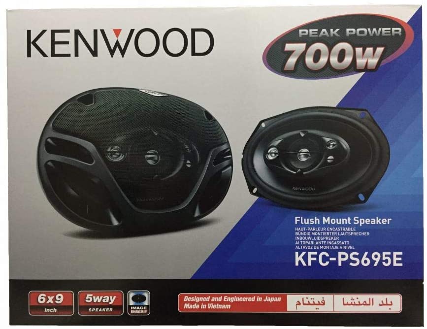 Kenwood Car Subwoofer, 700 Watt, Black KFC.PS695E
