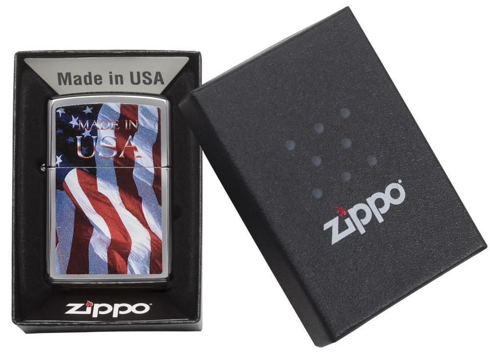 Zippo Men's Cigarette Lighter, Classic Design, Lifetime Refillable, Windproof Anywhere, Silver 24797