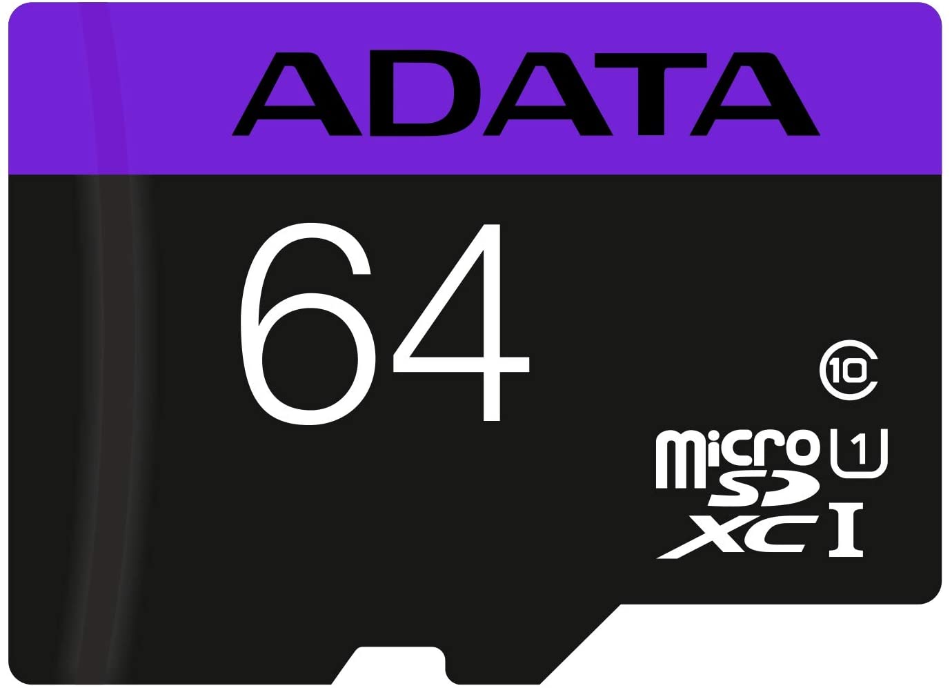 ADATA Micro SD Memory Card, 64 GB, AUSDX64GUICL10-RA1