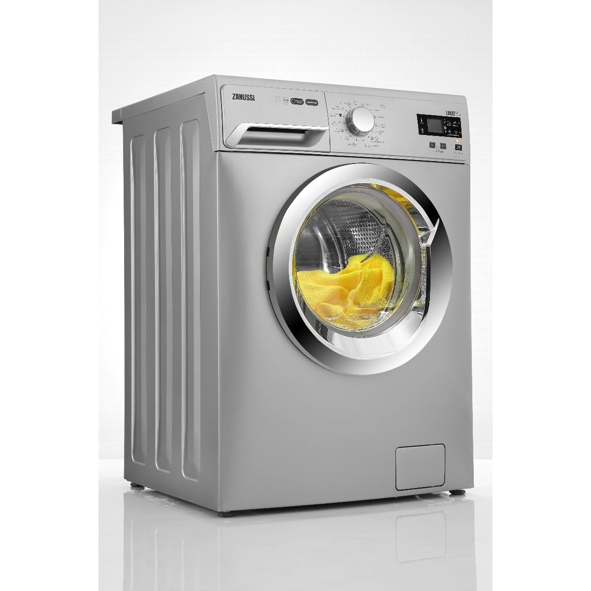 Zanussi Front Loading Washing Machine, 8Kg, Silver, ZWF81240SX