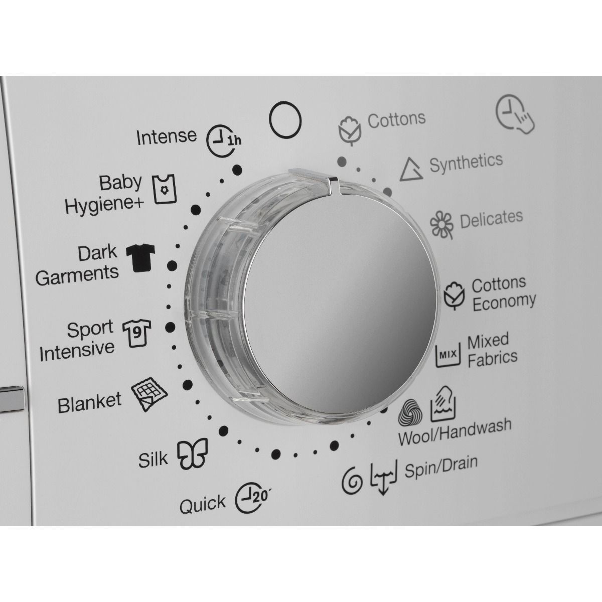 Zanussi Front Loading Washing Machine, 8Kg, Silver, ZWF81240SX