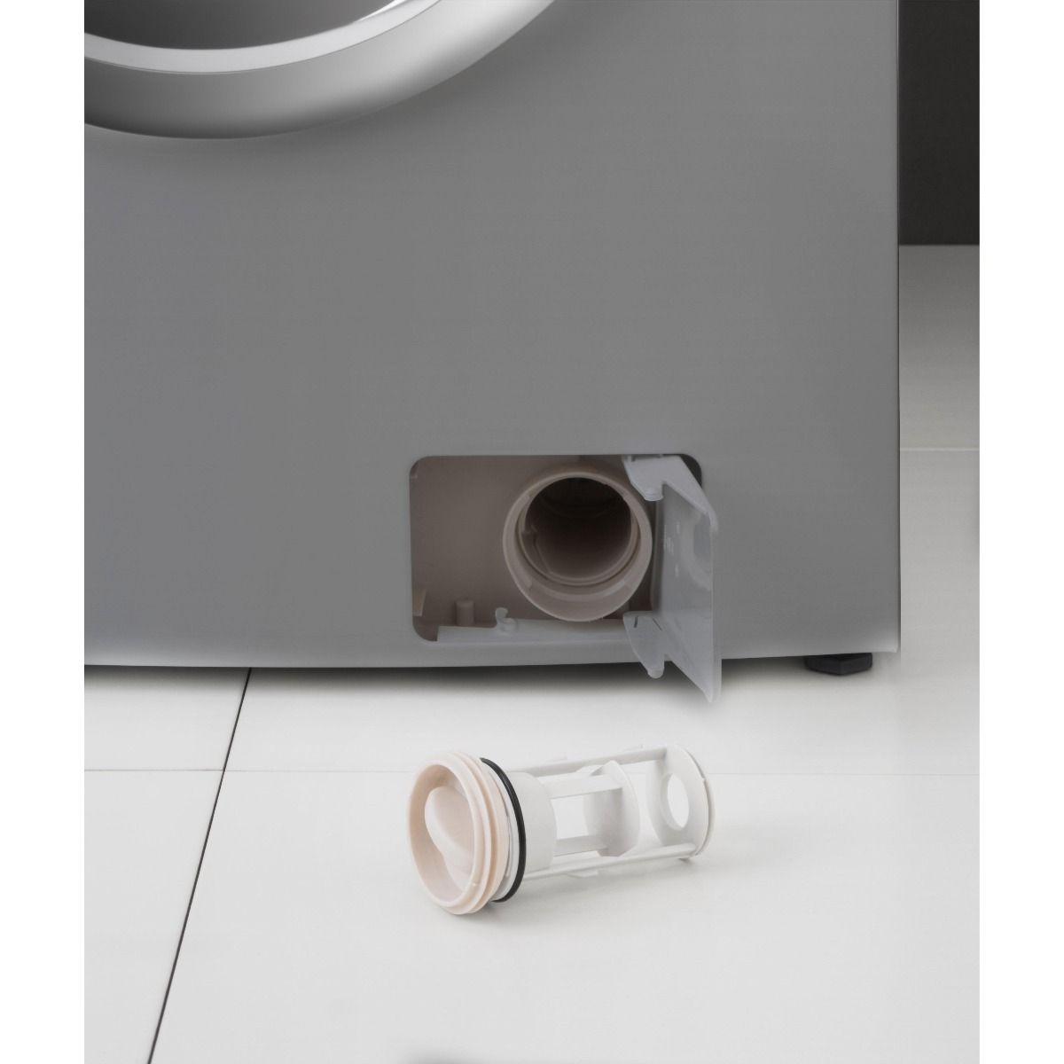 Zanussi Front Loading Washing Machine, 8Kg, Silver, ZWF81240SX