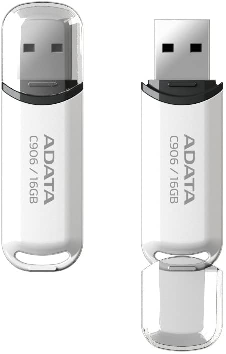 ADATA Flash Memory, 16GB, White, AC906-16G-RWH