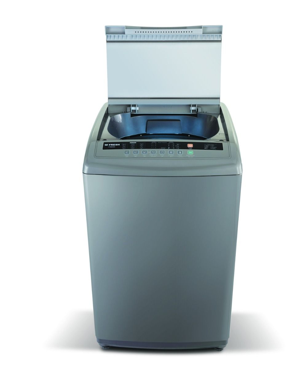 غسالة ملابس فوق اتوماتيك فريش، تحميل علوي، 15 كجم، فضي