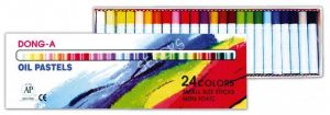 علبة ألوان باستيل دونج ايه زيتية، 24 لون، متعددة الألوان