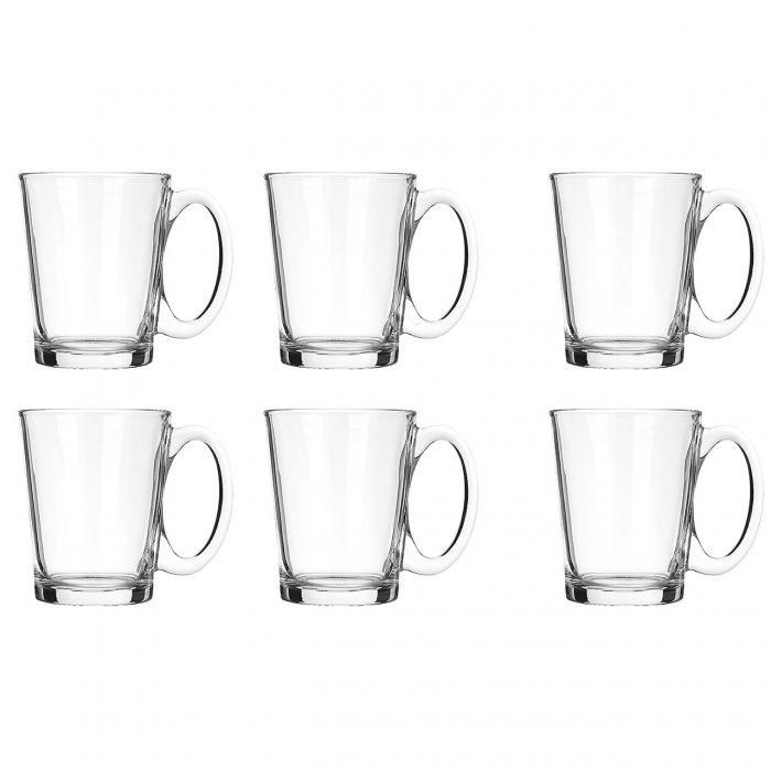 Max tea mug set of 6 pieces - clear
